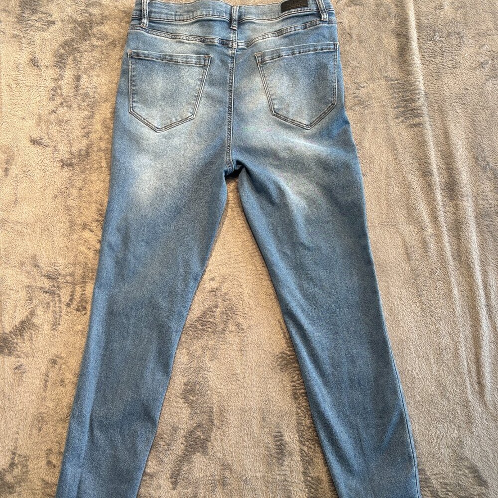 Nicole Miller Soho High Rise Ankle Skinny Jeans Women's Size 12 30x28 Stretch - Picture 9 of 10